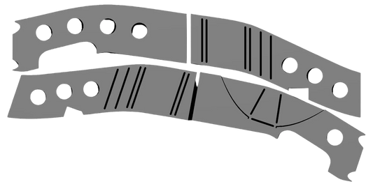 1999-2006 Chevy / GMC - GMT800 1500 - Weld On Front Frame Plate Kit Zona Motorsports