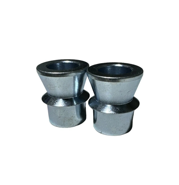 Tapered Rod End Reducers/Spacers 3/4 ID x 3/4 IMCA Heims Misalignment Tapered Rod End Reducers/Spacers 3/4 ID x 3/4 IMCA Heims Misalignment