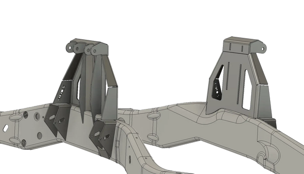 1999-2006 Chevy / GMC - GMT800 1500 - Stand Alone Shock Tower Pair Zona Motorsports