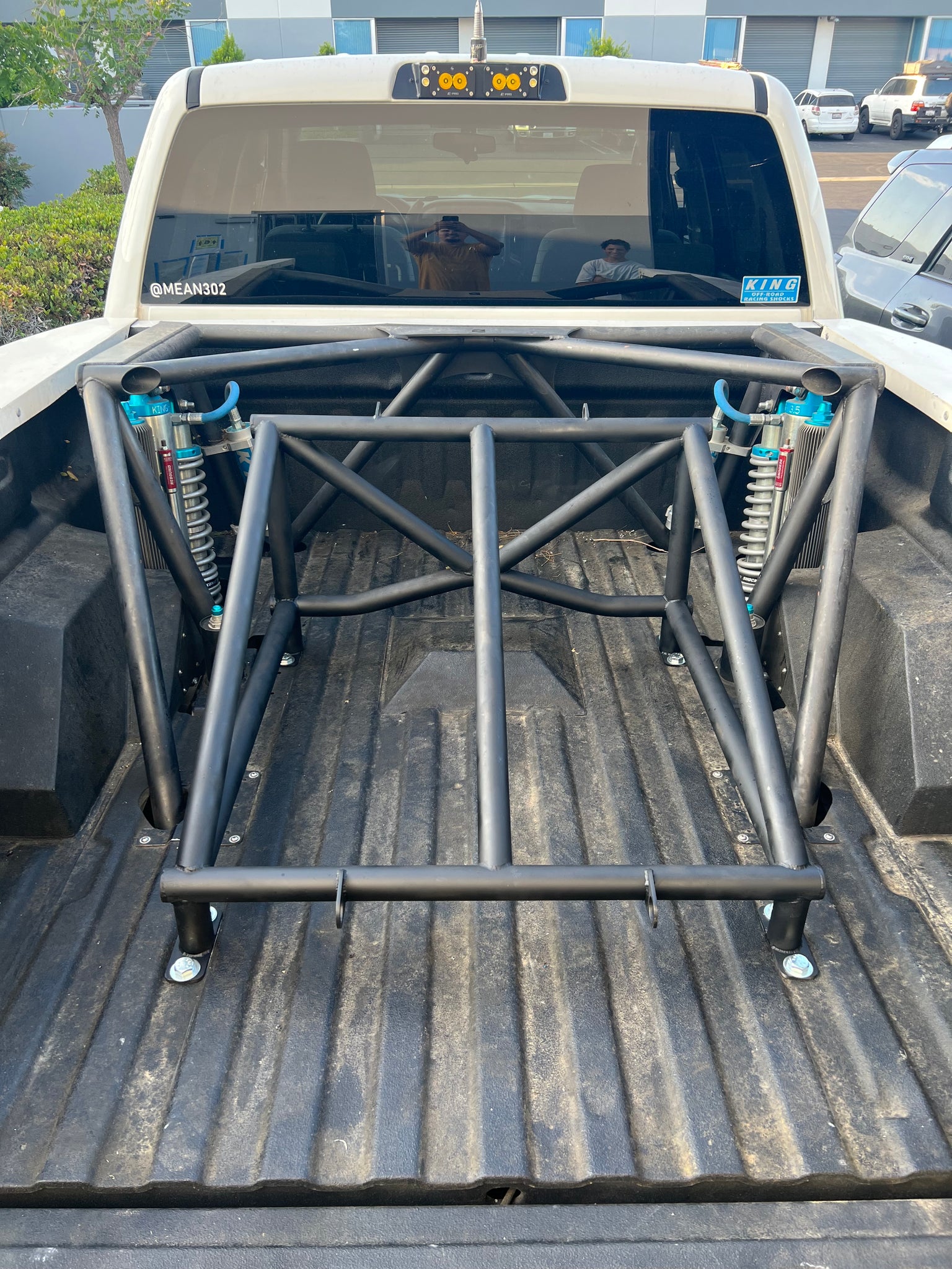 Tubular Removable Weld it your self  Dual Spare Tire Carrier 37-40”