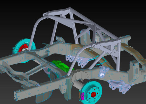 2009-2018 Dodge Ram - 1500 - Weld-It-Yourself Bed Cage Kit
