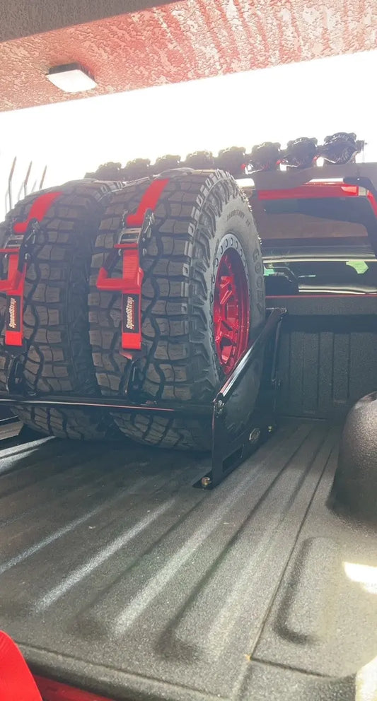 Removable Dual Spare Tire Carrier 35"-37" Kit Zona Motorsports